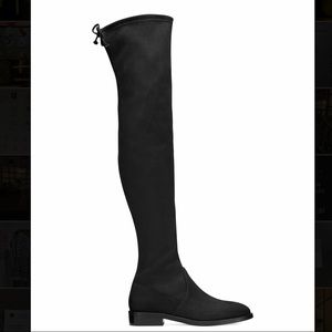 Stuart Weitzman Over-the-knee Black Suede Boots